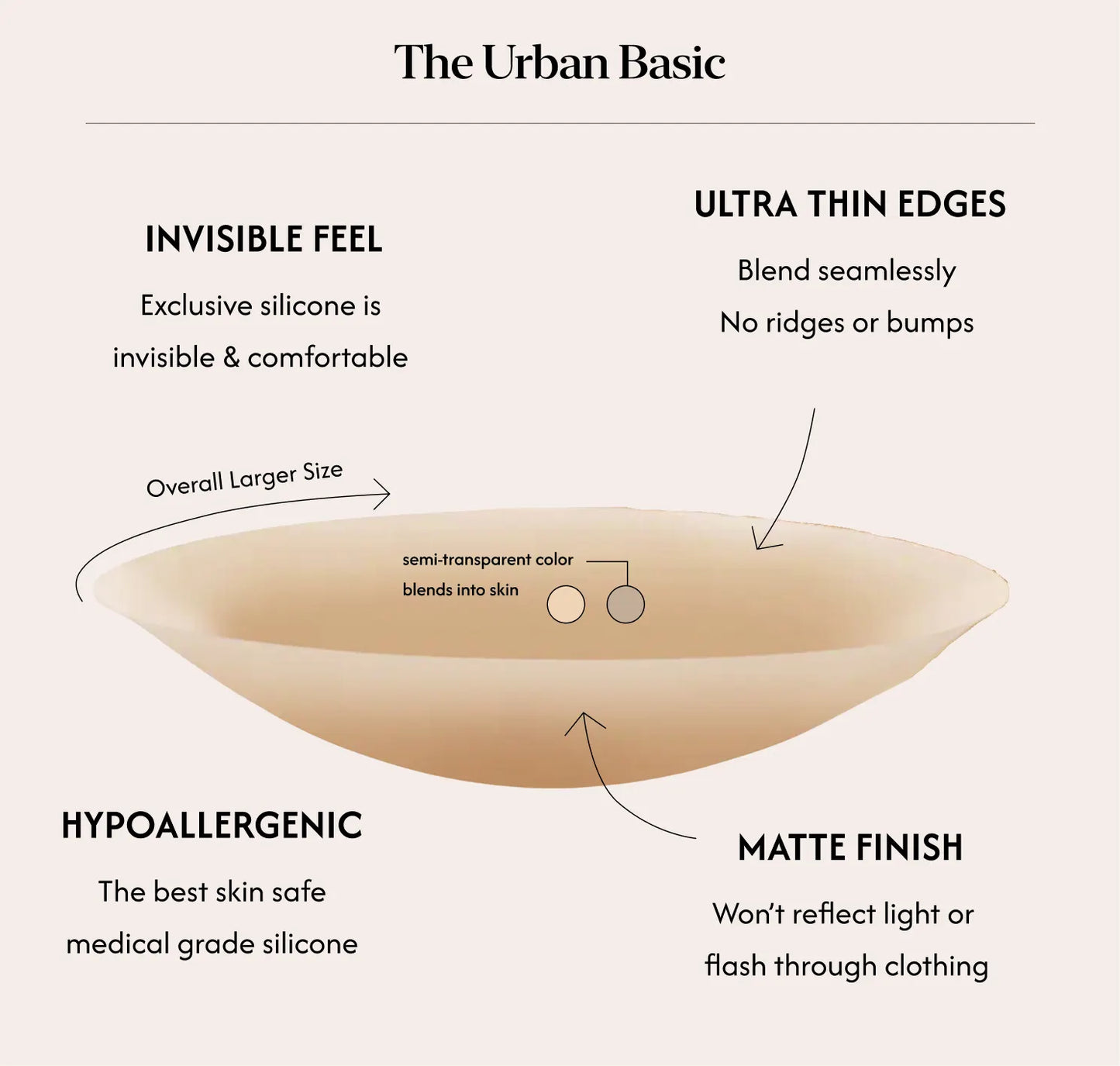 No show Nipple Covers | Non - adhesive