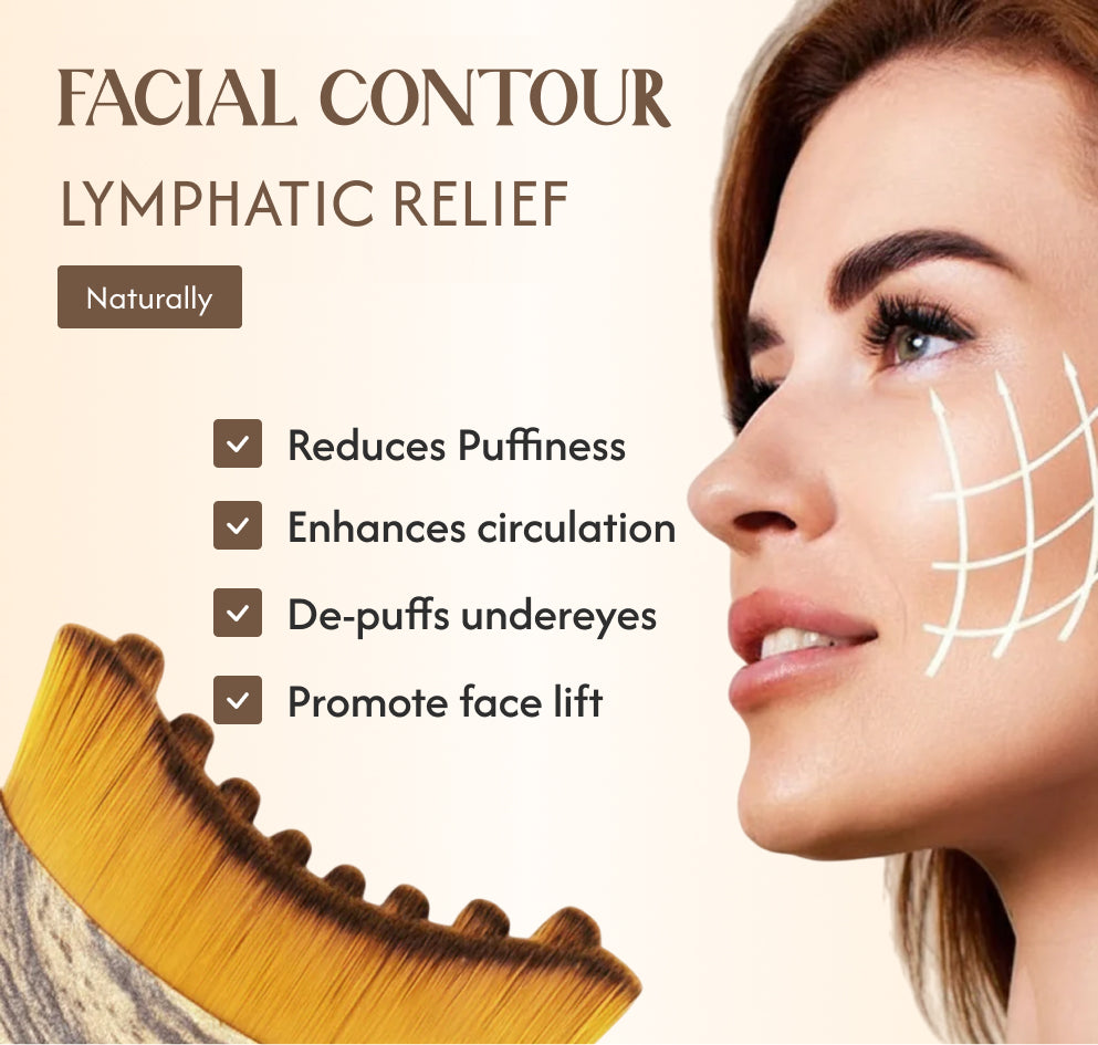 The urban basic | Lymphatic contour Brush | Reduce puffiness
